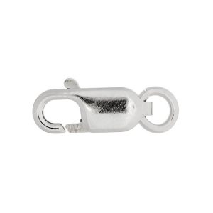 Salpalukko 11mm, valkokulta 14K, 0,7g