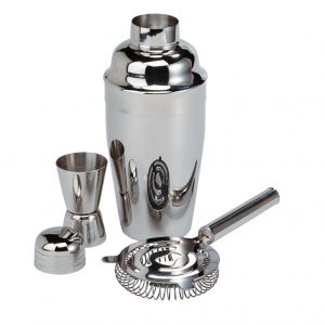 Marquise Metallinen cocktailsetti 3-osainen