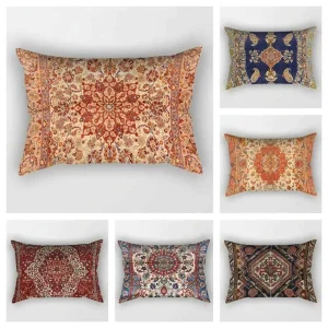 Transform Your Space with Our Bohemian Lumbar Pillow Cover