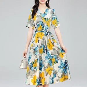 Elevate Your Style with Our Elegant Floral Summer Dress