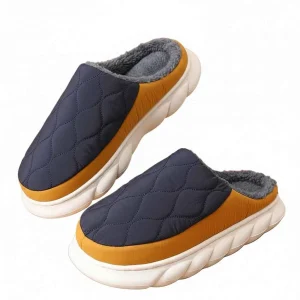 Bebealy Winter Men Slippers - Cozy and Stylish Indoor-Outdoor House Shoes