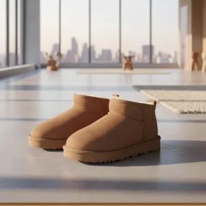 Stylish Winter Snow Boots with Sheepskin & Leather for Ultimate Casual Warmth