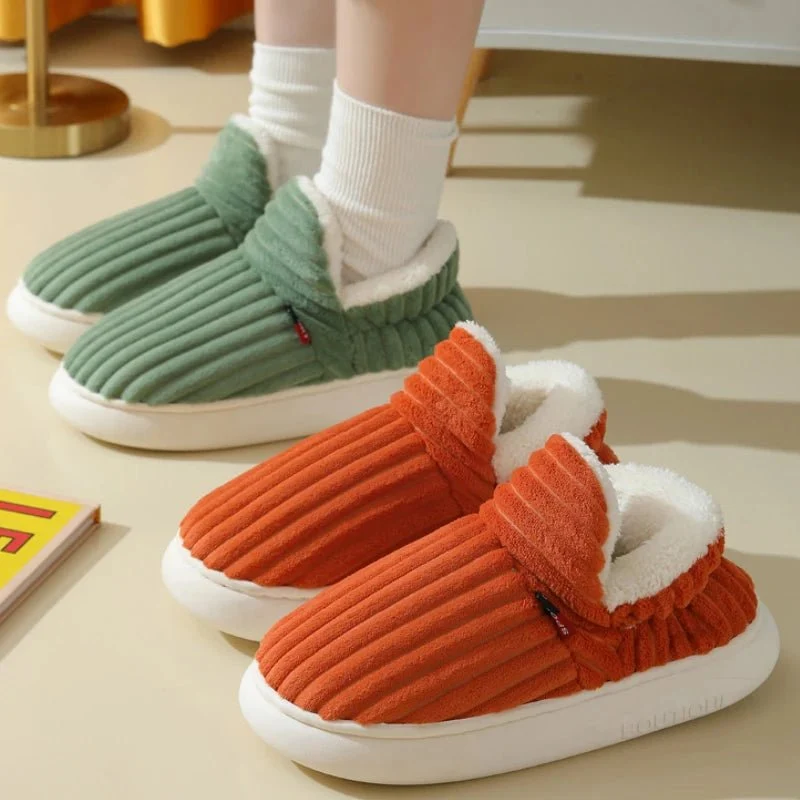 Litfun New Furry Winter Slippers for Women - Cozy Plush Slides with Soft Sole for Indoor Comfort - Image 4