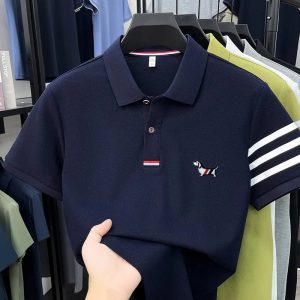Men's Luxury Polo Shirt - Stylish Embroidered Design for Business and Leisure