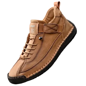 Men's Handmade Casual Shoes - Comfortable Low-Top Fashionable Footwear for All Seasons in Large Sizes