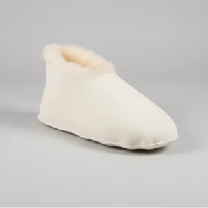 Sheepskin Indoor Slippers - Real Leather Barefoot Shoes for Men and Women