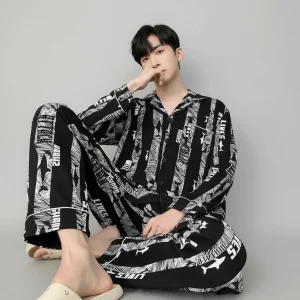 Men's Big Size Pyjamas in Soft Poly Cotton (L-4XL)
